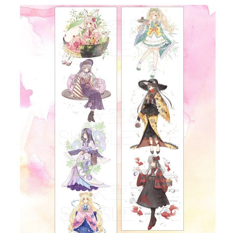 Ancient Fantasy Ink Painting Characters Landscape Heartbeat Series Decorative Handbook Decorative Tape Washi Tape Paper Tape NP-HTEQF-004