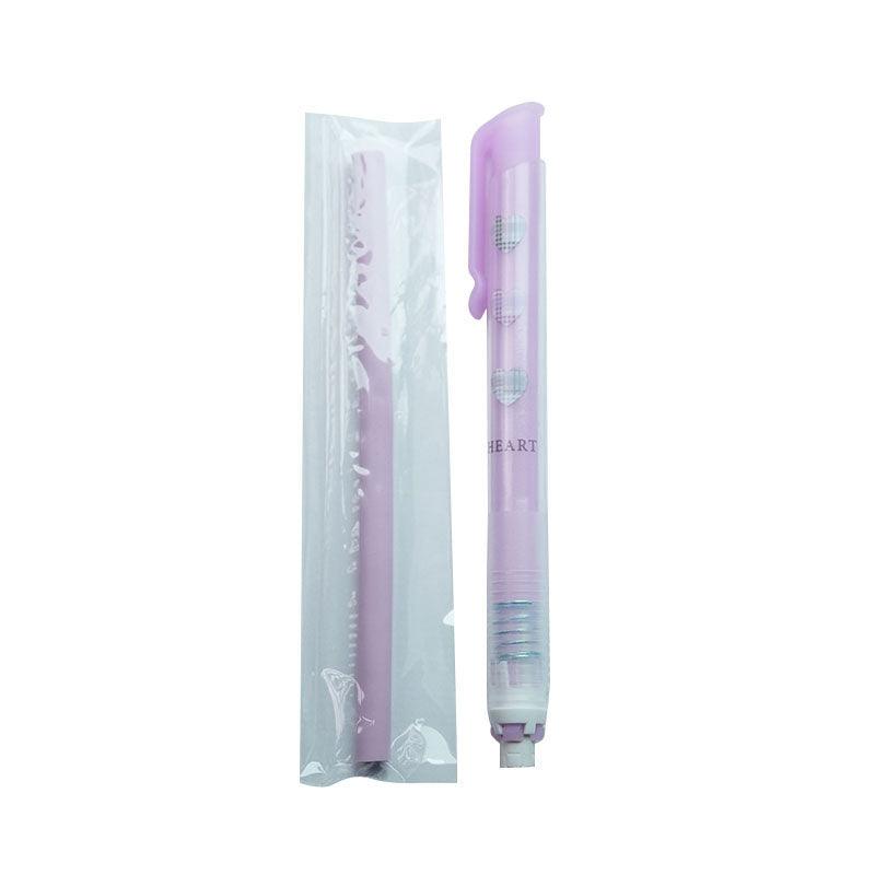 CRUX Pen Press Eraser-Lavender Purple Japanese Texture Stationery Student Stationery Necessary for Study - CHL-STORE 