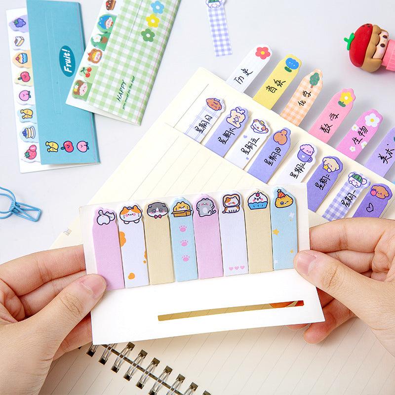 120 Sheets Heart Sticky Notes Notepad Self Sticky Note Pads Notebook  Planner Sticker For Office School Stationery Accessories - AliExpress