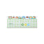 Cute strips of paper stickers, 120 sheets, school supplies, small office objects, special shapes, cute animals - CHL-STORE 