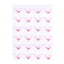 DIY photo album accessories corner stickers 24 pastoral heart-shaped flower photo corner stickers heart-shaped decorations in various colors NP-H7TRIA-003 - CHL-STORE 
