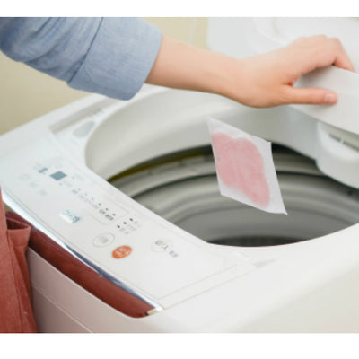 洗衣槽抗菌防黴片。抑制洗滌槽內黴菌和細菌的生長以及難聞的氣味。用於洗衣槽的抗菌和防臭片。