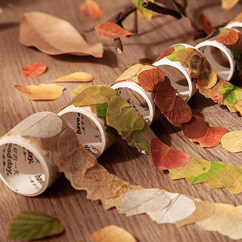 Good day Champs deciduous series leaf shape decorative paper handicraft art labor DIY art decoration - CHL-STORE 