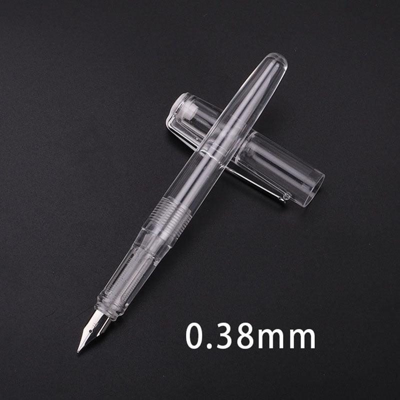 Linghao 010 colorful positive posture practice calligraphy office ink bag pen 0.5mm 0.38mm office pen - CHL-STORE 