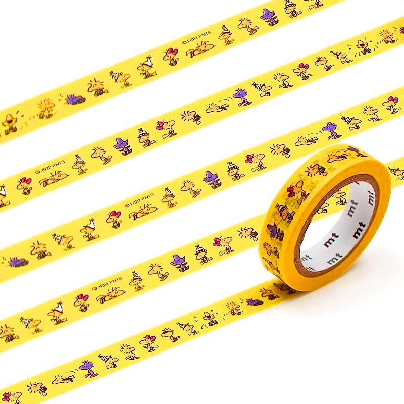 MT x PEANUTS Snoopy Co-branded Washi Tape 3rd Bomb - Confused Taco Tucker Yellow Decorative Pocket Collection Stickers MTPNUT10 - CHL-STORE 