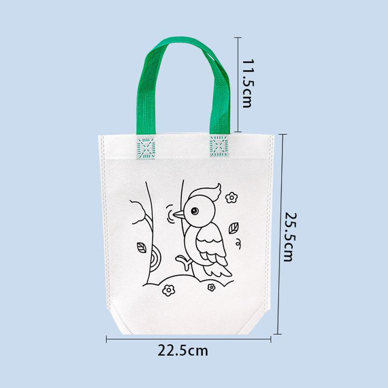 Creative Diy Market Bag Graffiti Coloring Tote Bag: Creative, Eco