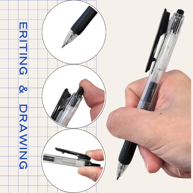 OEM Gel Pen Wholesale Custom Logo Price Ballpoint Pen Tquick-drying large capacity replaceable refill office student school teacher stationery 0.5mm - CHL-STORE 