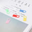 Office school supplies color ABS boxed anti-rust paper clips - random color office supplies learning small things data binding - CHL-STORE 