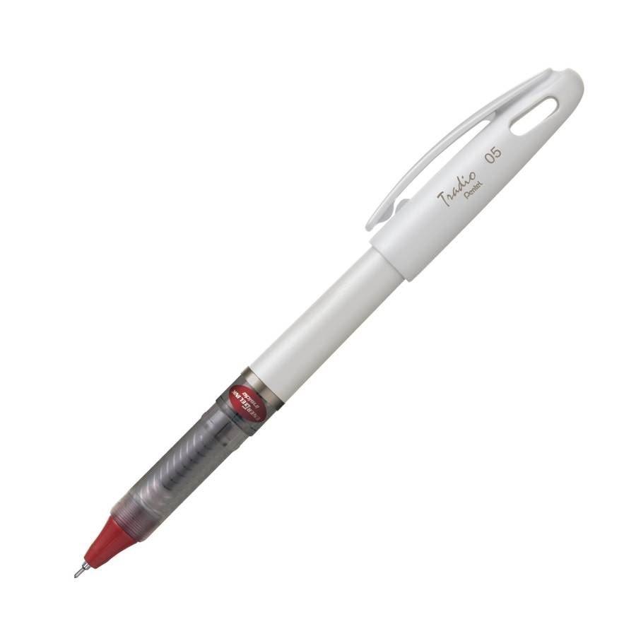 PENTEL BLN115W Tradio 0.5mm water-based ballpoint pen water-based pen white rod