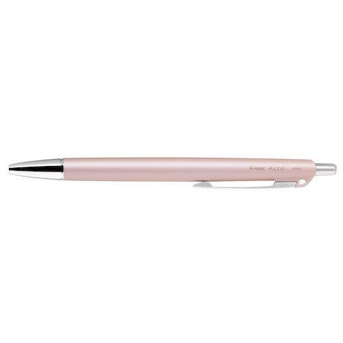 PILOT BAC-50MF Acro 500 Popular Lightweight Portable Thin Press Metal Matte Glossy 0.3MM Light Oil Pen Ballpoint Pen Pink
