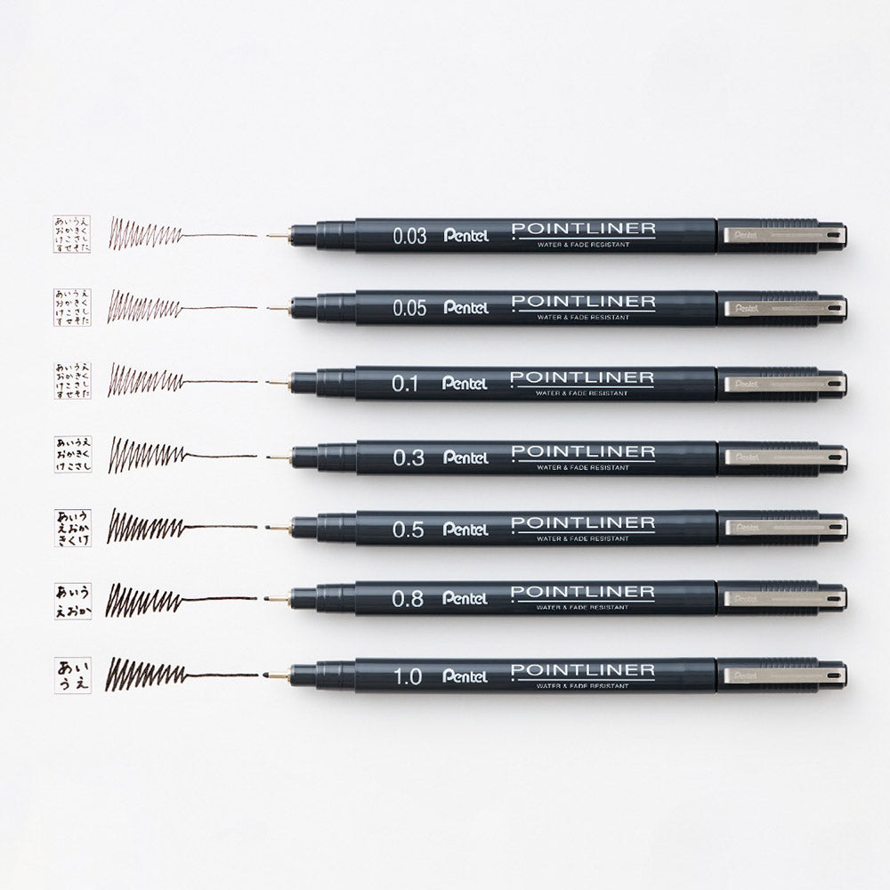 Pentel Pointliner S20P Pigment Liner Drawing Pen