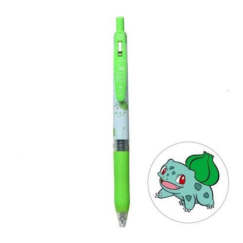 Pokemon x zebra 4521329323 Sarasa 0,5 mm Penna gel di inchiostro nero Pikachu Bulbasaur