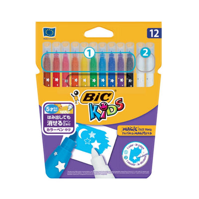 (Pre-Order) BIC Big kids with 10 color pens + 2 white pens BKCE12E - CHL-STORE 