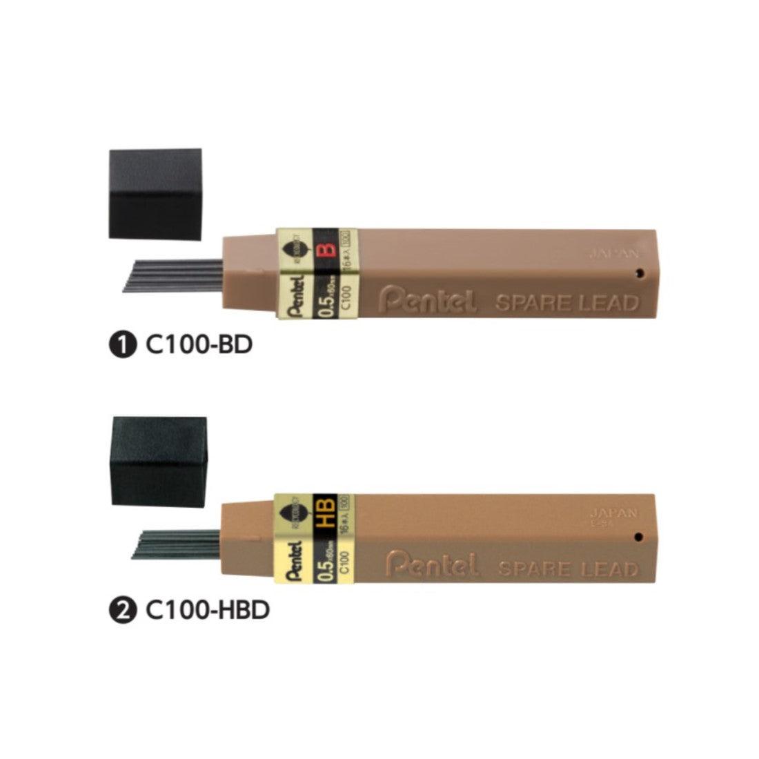 (Pre-Order) PENTEL high polymer core 0.5mm mechanical pencil lead C100 Z2-1N - CHL-STORE 