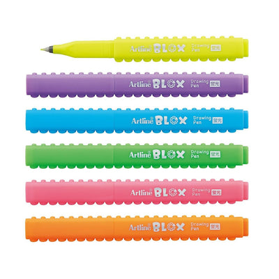 (Pre-Order) SHACHIHATA Artline 0.4mm BLOX water-based felt-tip pen fluorescent KTX-200F - CHL-STORE 