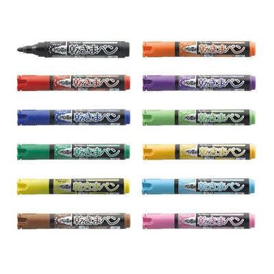 (Pre-Order) SHACHIHATA Artline 1.5mm Drying Pen Permanent Marker Medium Point Round Core K-177N K-177P KR-ND - CHL-STORE 