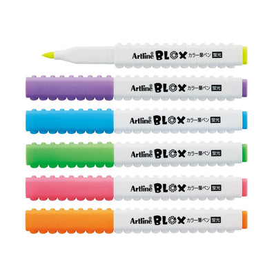(Pre-Order) SHACHIHATA Artline BLOX Color Brush Pen Highlighter KTX-FF - CHL-STORE 