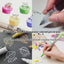 ZIG MANGAKA Opaque Water-Based Pen 0.7mm Comics Illustrations Vivid Colors White Gold Silver Copper Stackable Multi-Color