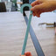 Candy color crutch travel folding hanger simple one-line hanger