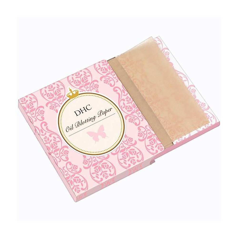 DHC Pocket Beauty Oil-Absorbing Paper, 100 sheets, made in Japan, 100% natural hemp, skin-friendly and soft, pocket-sized oil-absorbing tissue