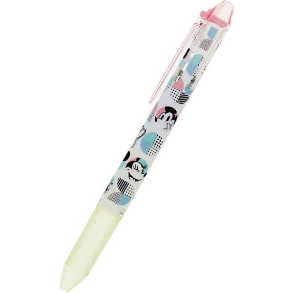 SUN-STAR S4648 HI-TEC-C COLETO Disney Mickey Minnie Four-color Pen Case Pen Body Pen Case Pen Tube Mickey Shape 0.4MM Refill
