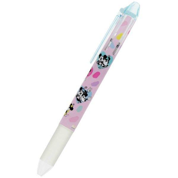 SUN-STAR S4648 HI-TEC-C COLETO Disney Mickey Minnie Four-color Pen Case Pen Body Pen Case Pen Tube Mickey Shape 0.4MM Refill