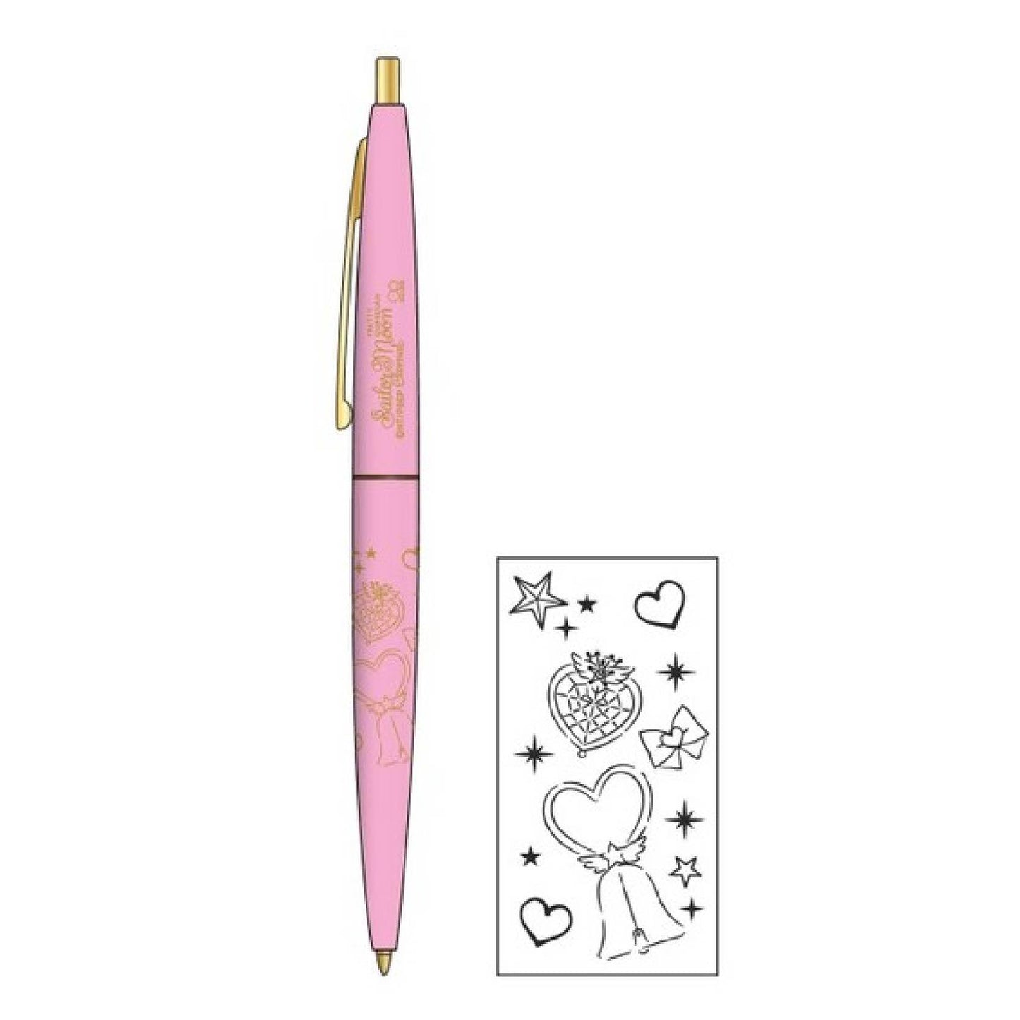 Sun-star x BIC S46507 CLIC GOLD Sailor Moon 0.5mm Black Ink Oily Pen Modeling Oily Pen