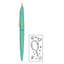 Sun-star x BIC S46507 CLIC GOLD Sailor Moon 0.5mm Black Ink Oily Pen Modeling Oily Pen