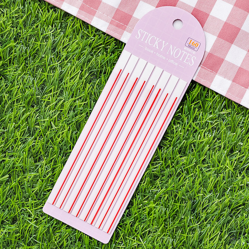 Transparent ultra-fine fluorescent marker color waterproof sticky notes learning office small things