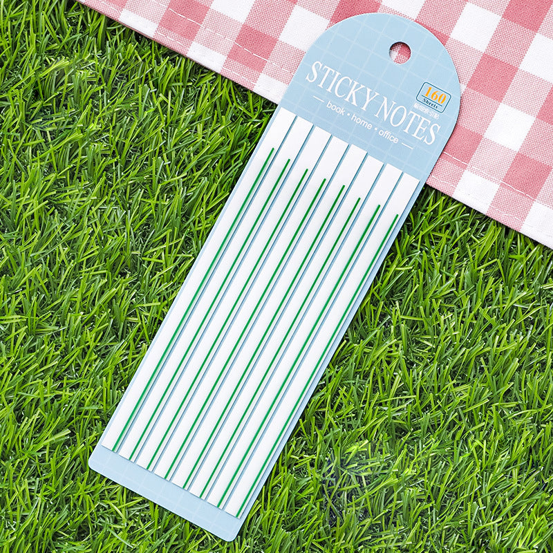 Transparent ultra-fine fluorescent marker color waterproof sticky notes learning office small things