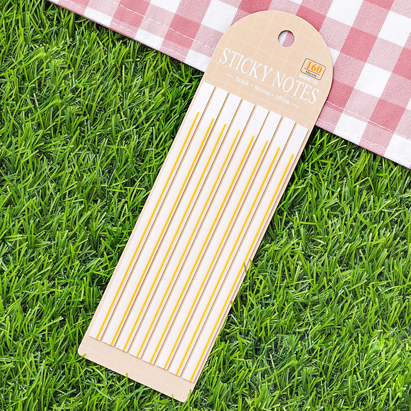 Transparent ultra-fine fluorescent marker color waterproof sticky notes learning office small things