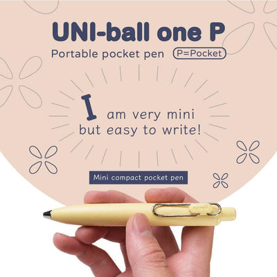 UNI Mitsubishi uni-ball One P 0.5mm 0.38mm pocket series low center of gravity ball pen - CHL-STORE 