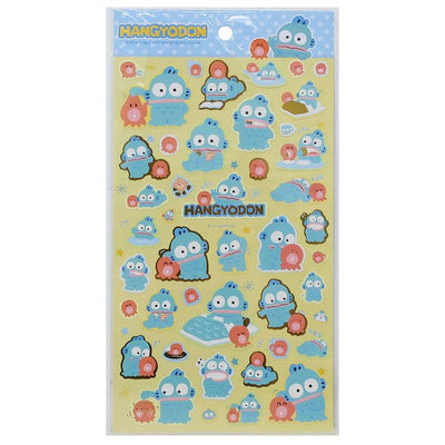 Sanrio Hangyodon hot stamping decorative stickers, good adhesion, not easy to leave adhesive residue, cards, handbooks, notebooks, exquisite, cute pattern design, item decoration