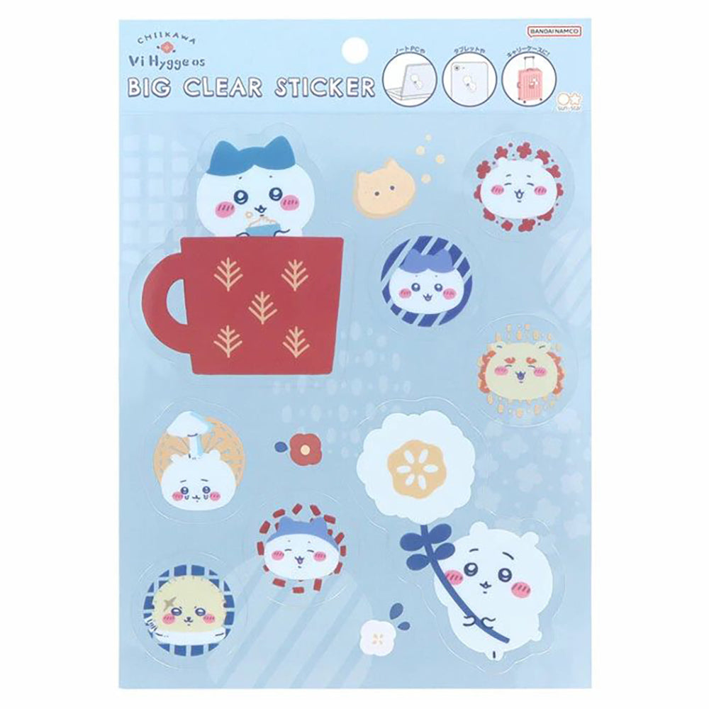 Chiikawa transparent stickers, decorative stickers, cards, notebooks, notebooks, exquisite cute pattern designs, item decoration, laptop and mobile phone stickers