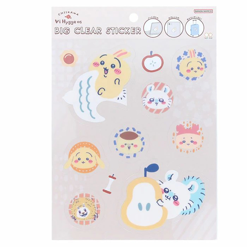 Chiikawa transparent stickers, decorative stickers, cards, notebooks, notebooks, exquisite cute pattern designs, item decoration, laptop and mobile phone stickers