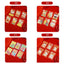 2022 Red Packet Hot Stamping Spring Red Packet Short Red Packet Bag 6pcs NP-090009 - CHL-STORE 