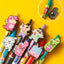 AI PLANNING Crayon Shin-chan 0.7MM Gel Pen Ballpoint Pen 2nd Bullet With Cute Pen Clip Doll - CHL-STORE 