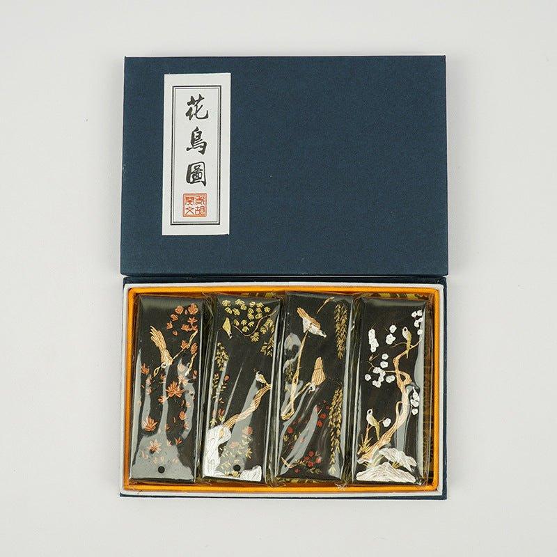 Anhui Hu Kaiwen Four Treasures of the study boxed ink sticks 4 pieces in a box NP-090035 - CHL-STORE 