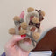 เกาหลีน่ารักตุ๊กตาหมีหูสไตล์ Bowknot Plush Hair Ring AC-000020