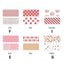 Basic Collections Geometric Floral Stripes Basic Simple Decoration Handbook Washi Tape Paper Tape NP-H7TOI-001 - CHL-STORE 