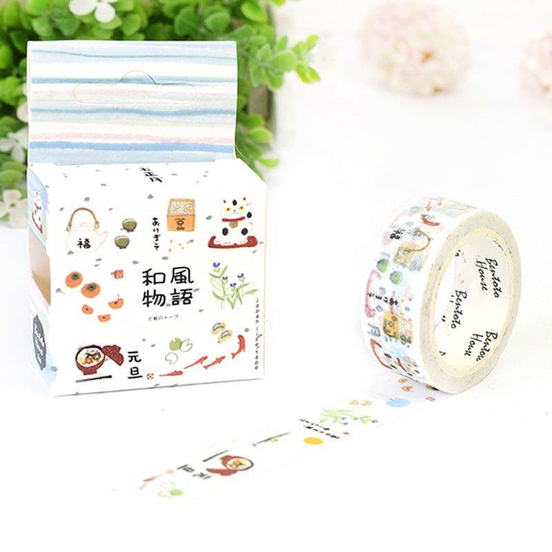 Bentoto House small fresh paper tape hand-painted hand-decorated paper tape Japanese forest department NP-H7TAY-022 - CHL-STORE 