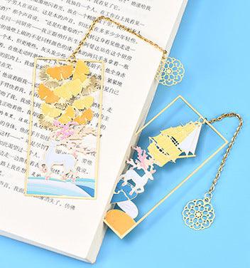 CHINESE STYLE HOLLOW METAL EXQUISITE BOOKMARK NP-090021 (no box) - CHL-STORE 