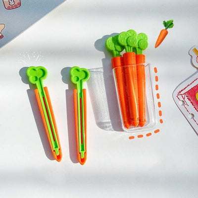 Creative Carrot Shape Magnetic Box Snack Sealing Clip LI-010006 - CHL-STORE 