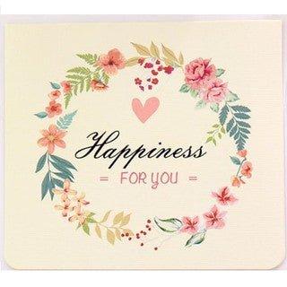 Creative DIY Hand-painted Folding Wreath Card Card Greeting Card Blessing Card Birthday Card NP-H7TAF-907 - CHL-STORE 