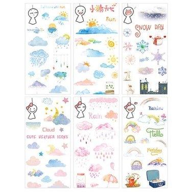 Watercolor Style Animal Stickers - Practical, Beautiful, Washi Paper –  CHL-STORE