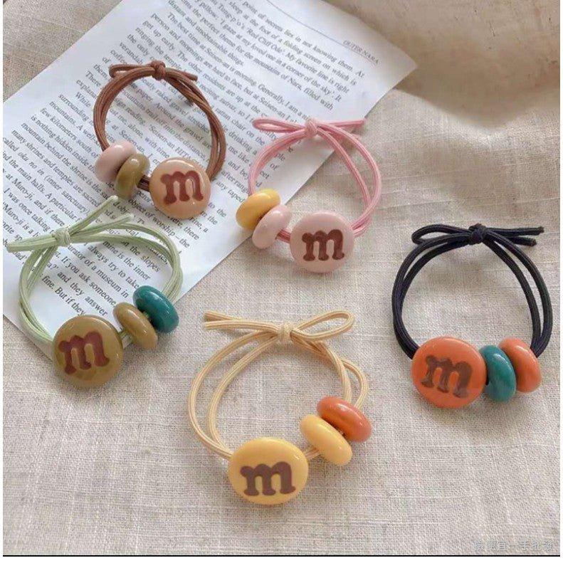 Pack of 6 Welcome Collection Multicolor spiral stretch ponytail Holder  telephone wire hair rings slinky hair