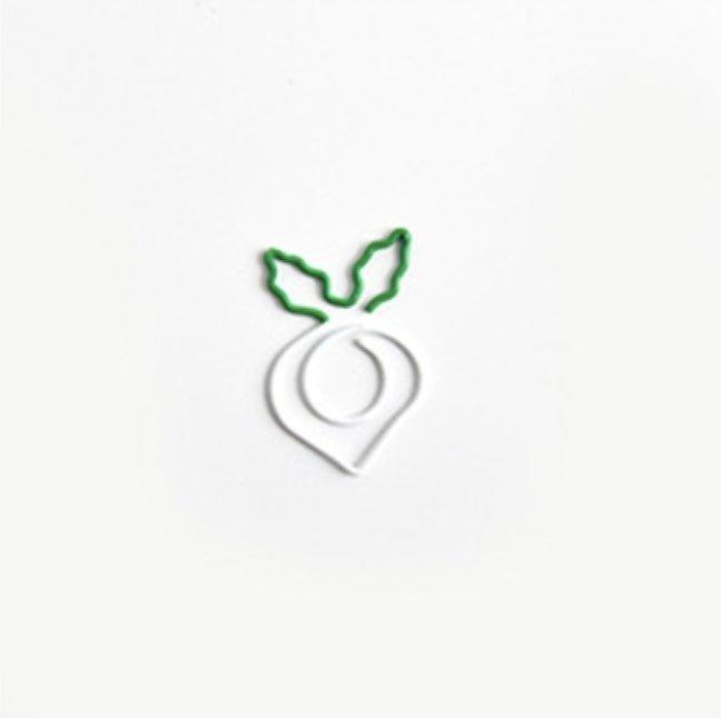 Creative Mini Cute Vegetable and Fruit Shape Paper Clip Folder Bookmark NP-070026 - CHL-STORE 