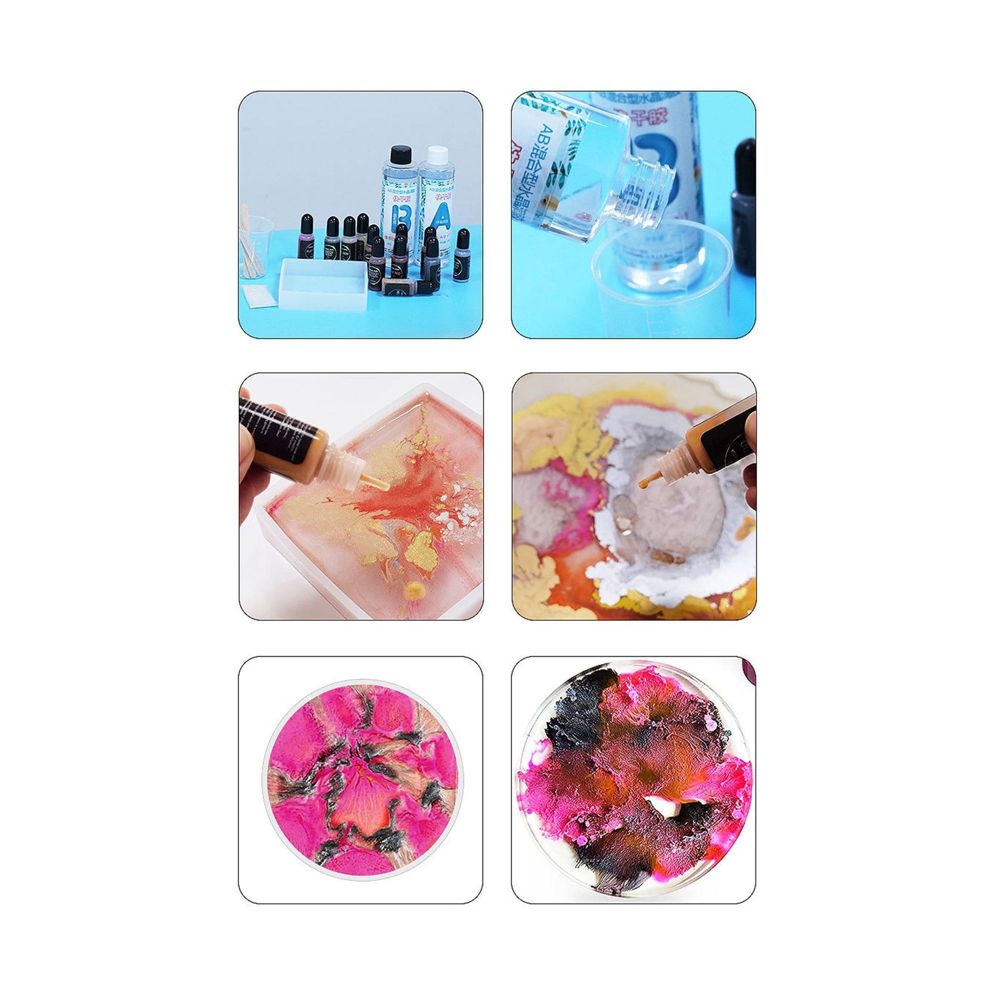 Alcohol Ink Color Pigment Alcohol Ink for AB Resin AB Resin Color