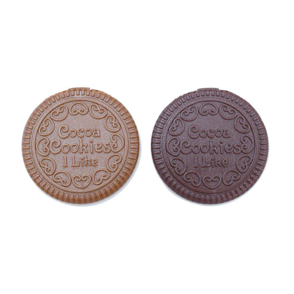 Cute Chocolate Cookies Small Makeup Mirror Sandwich Cookies with Comb NP-H7TOY-901 - CHL-STORE 