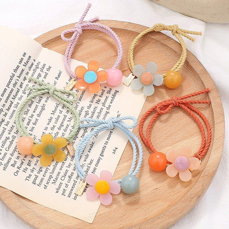 Buy Hair Rings Vintage Elastic Hair Bands Ponytail Love Head Ropes for Date  Friend Party Birthday Online at desertcartINDIA